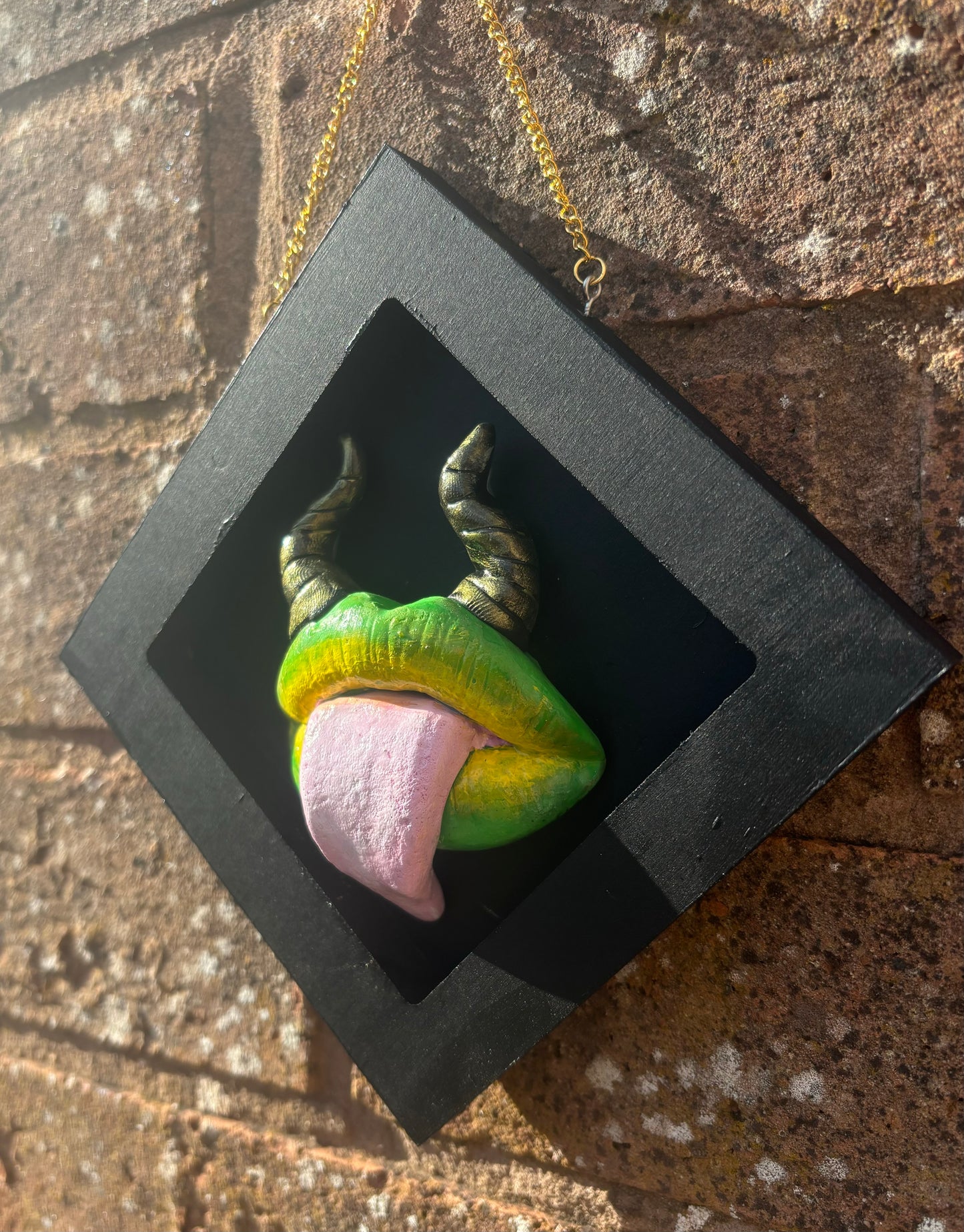 Clay Lip Wall Hanging
