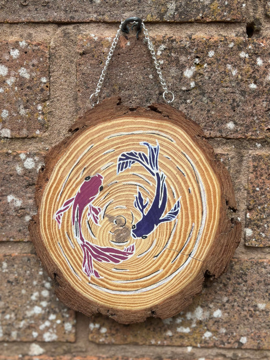 Painted Wood Hanging