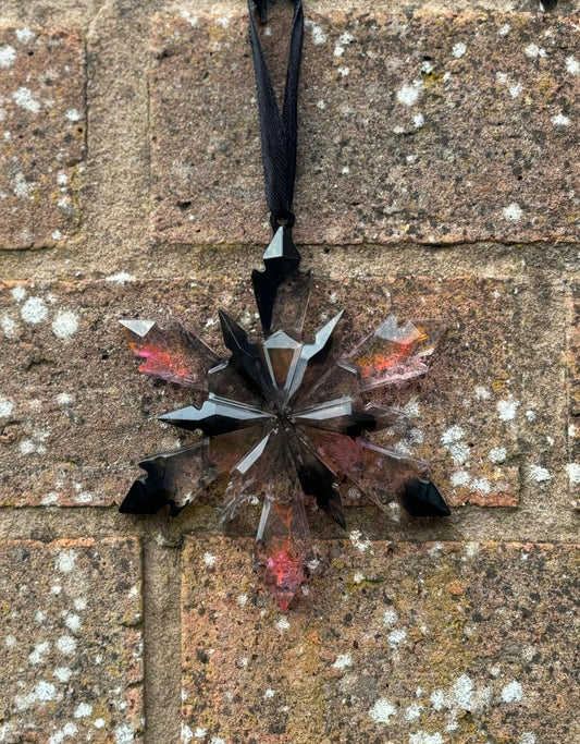 Resin Snowflake Bauble