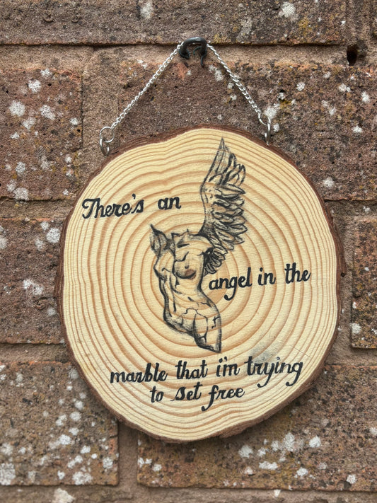 Painted Wood Hanging