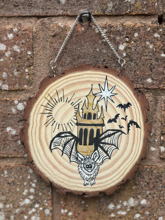 Painted Wood Hanging