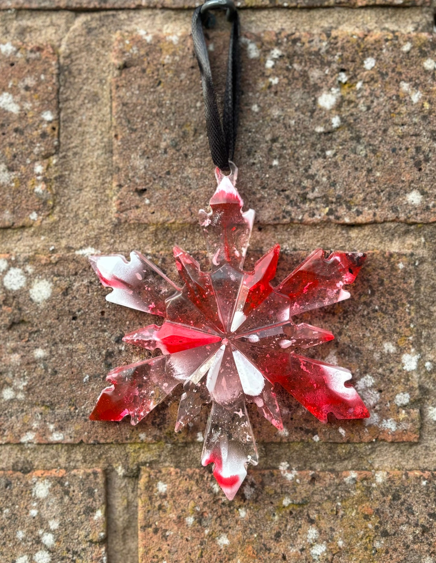 Resin Snowflake Bauble