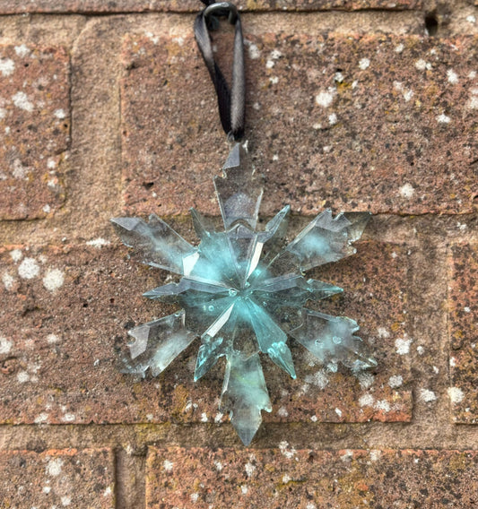 Resin Snowflake Bauble