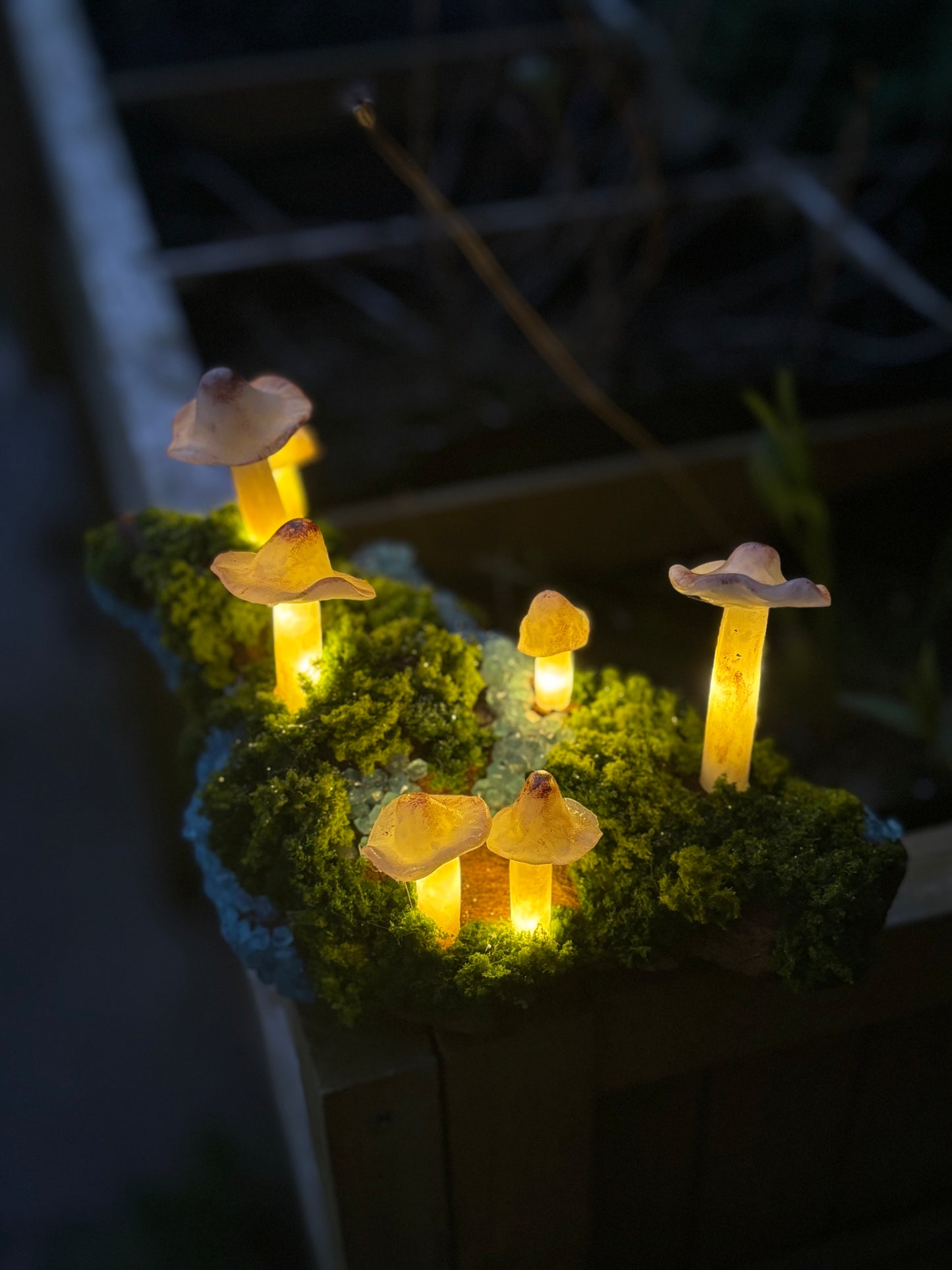 Fairy Light Mushroom Decor