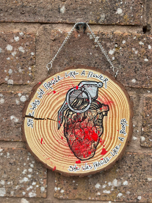 Painted Wood Hanging