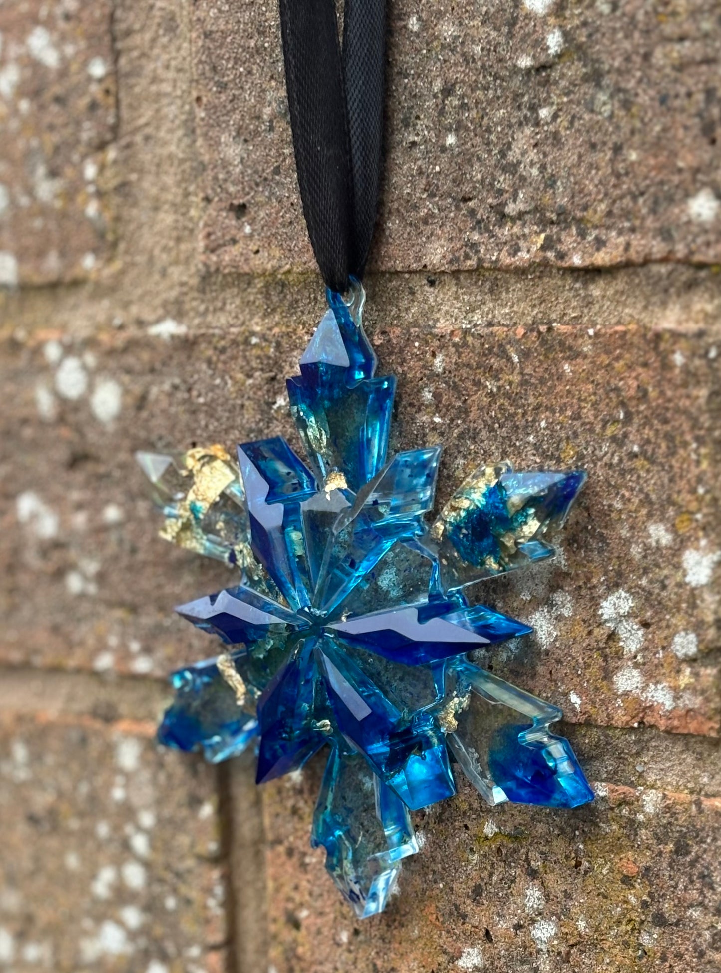 Resin Snowflake Bauble