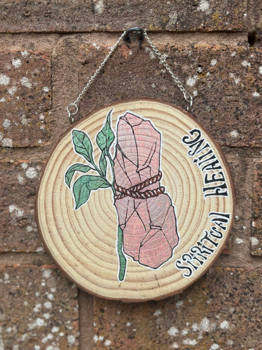 Painted Wood Hanging