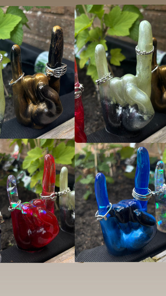 Rock Hand Ring Holder