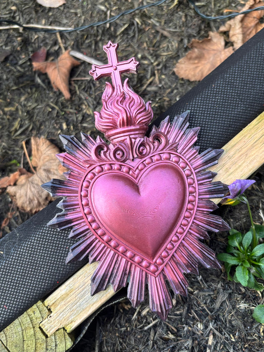 Heart wall plaque