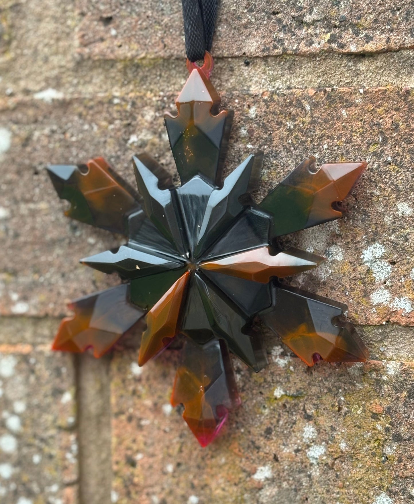 Resin Snowflake Bauble