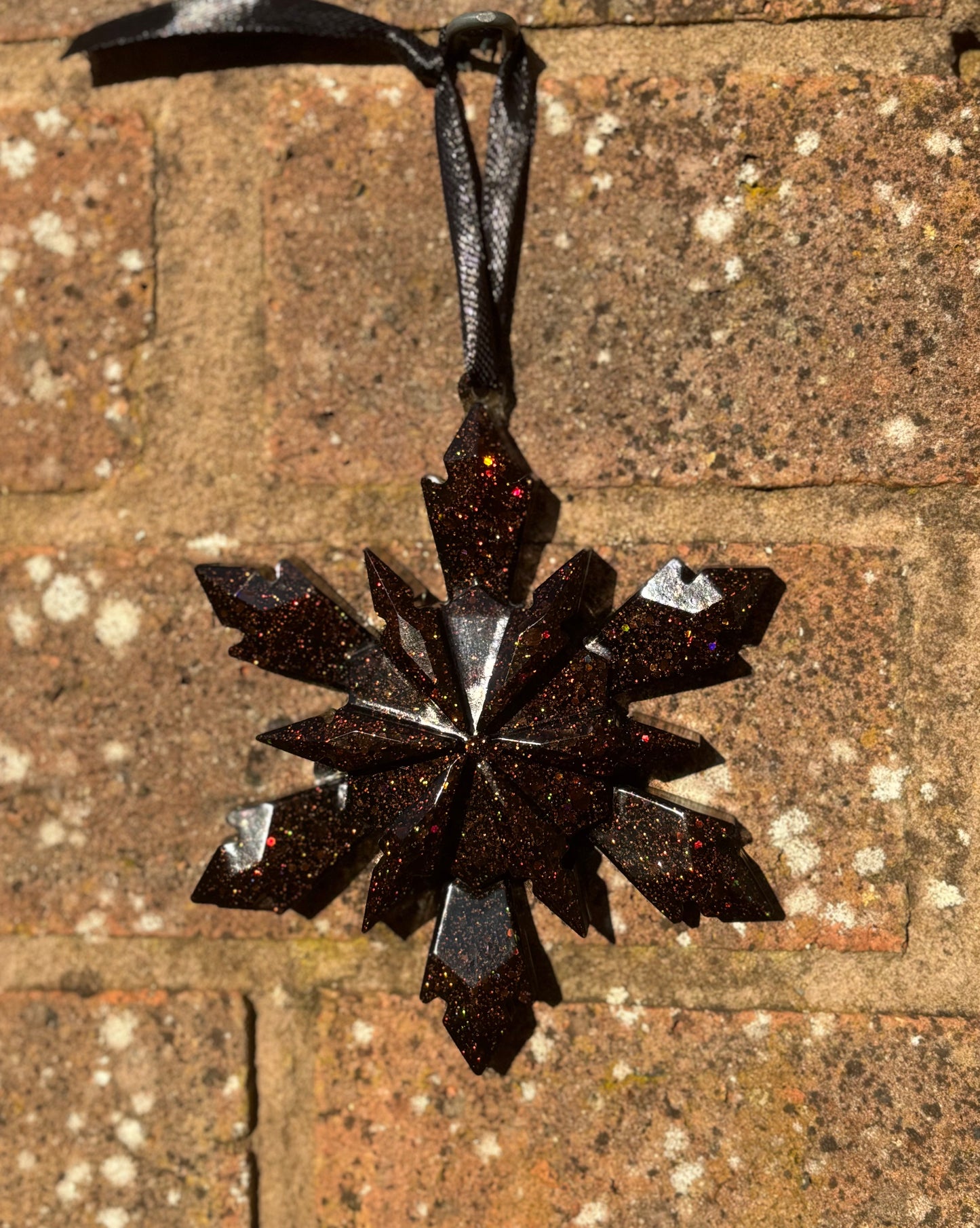 Resin Snowflake Bauble