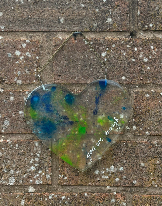 Blue and Green heart