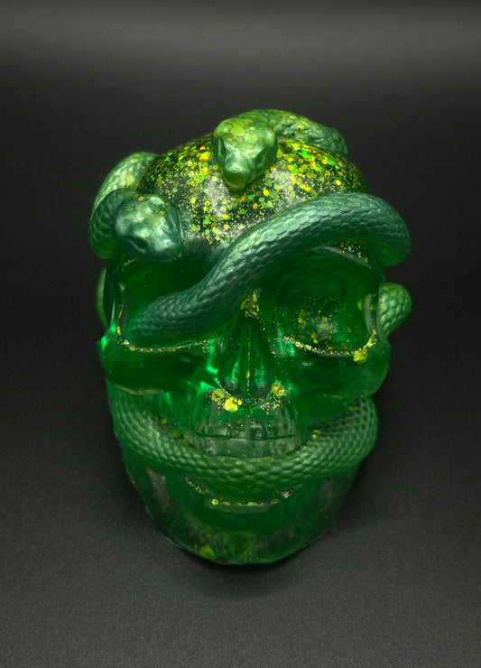 Resin Snake Skull