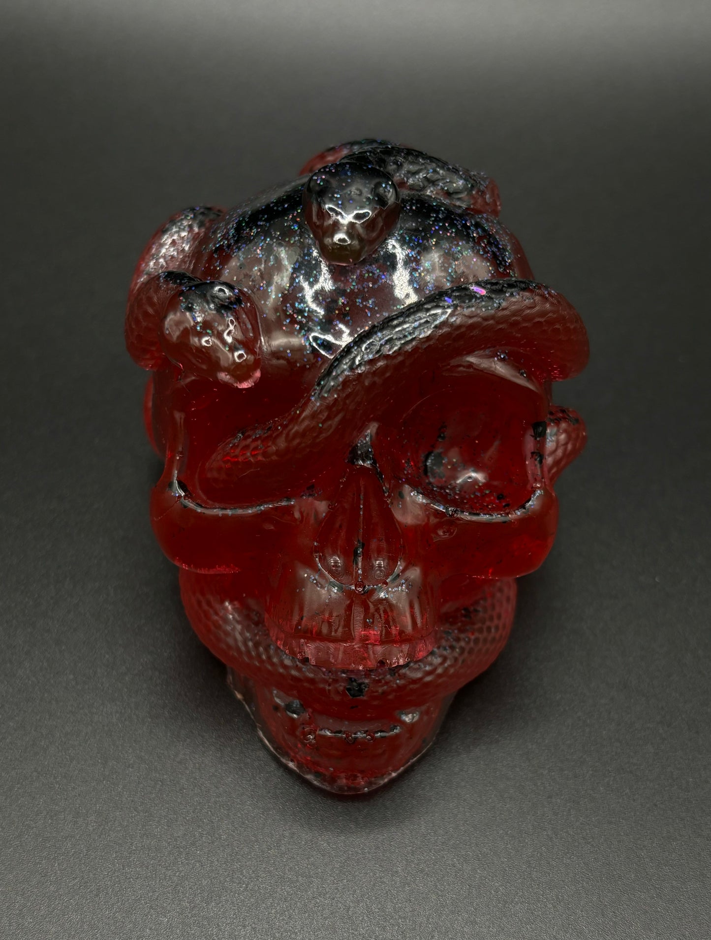 Resin Snake Skull