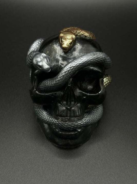 Resin Snake Skull