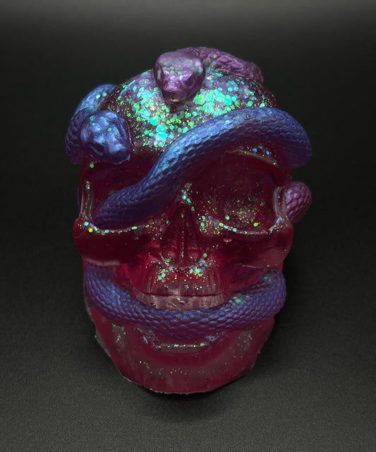 Resin Snake Skull