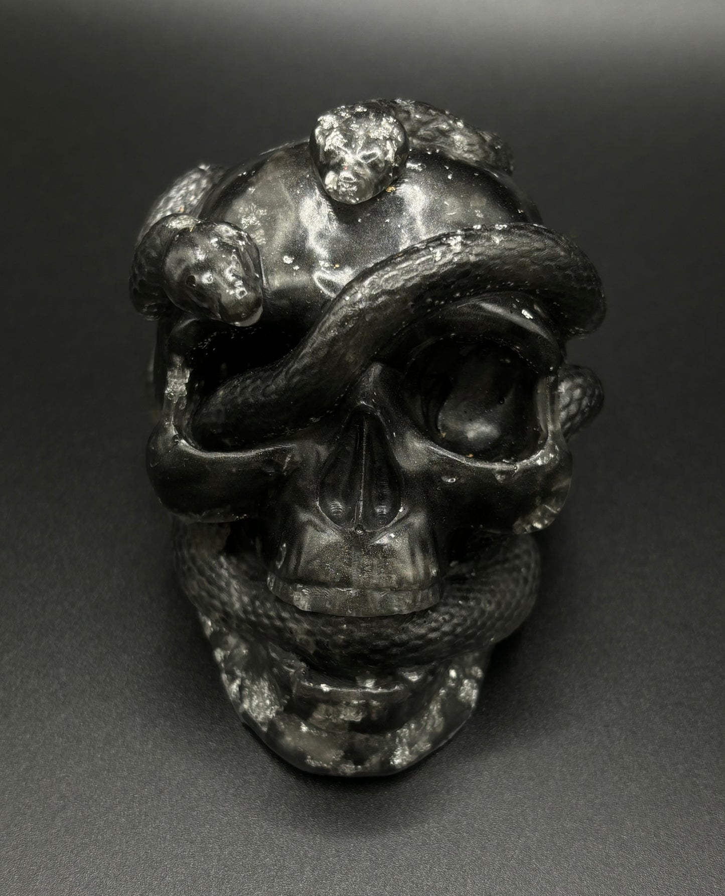 Resin Snake Skull