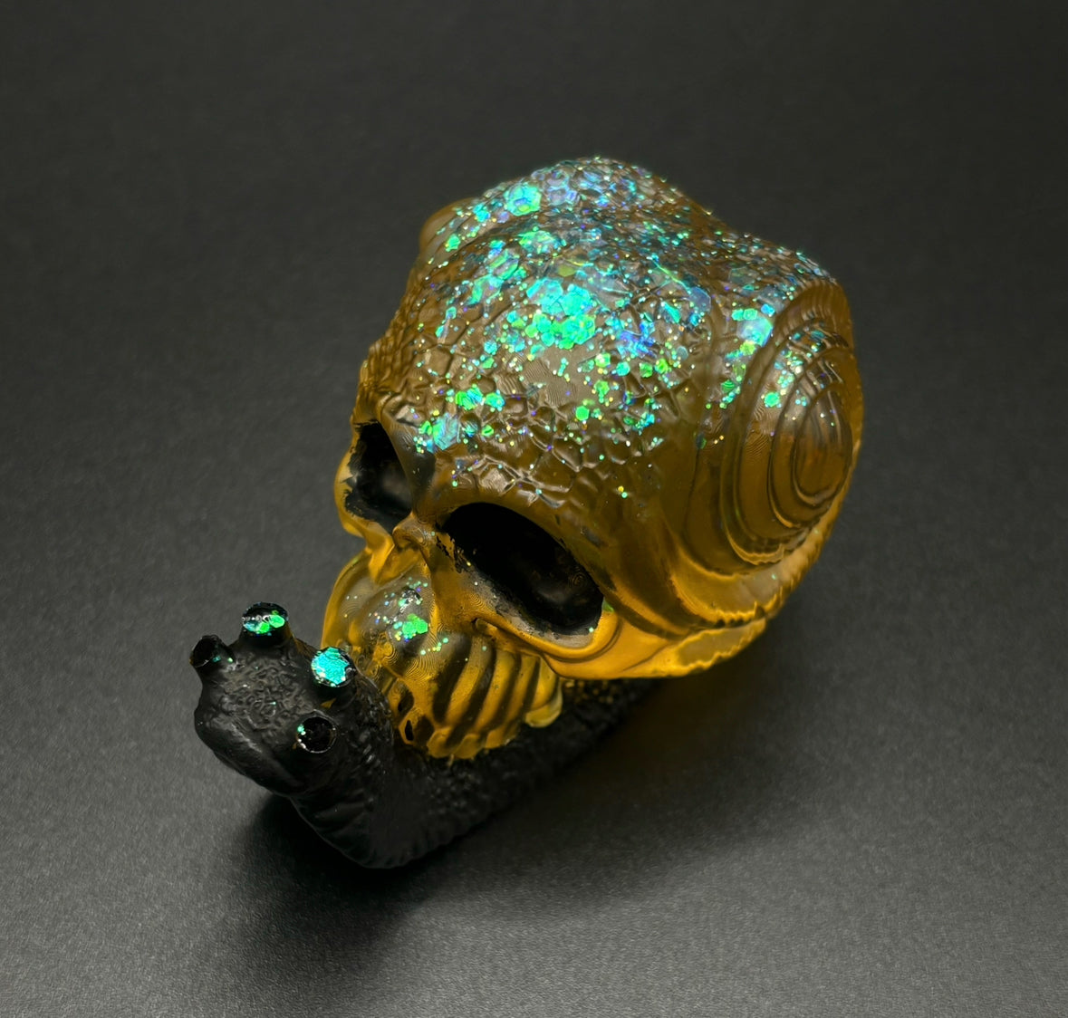 Resin Snail Skull