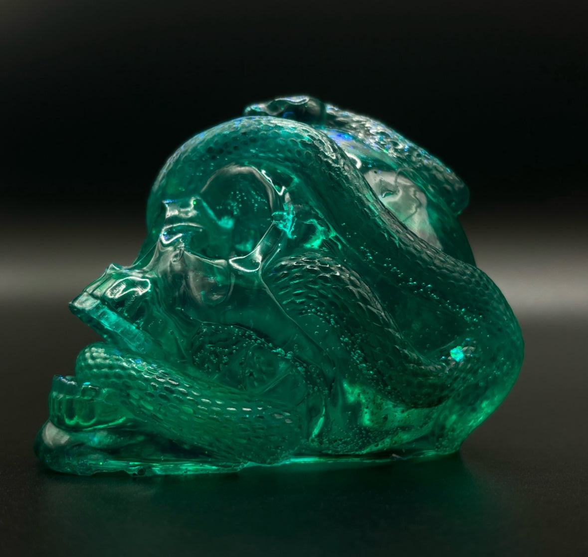 Resin Snake Skull