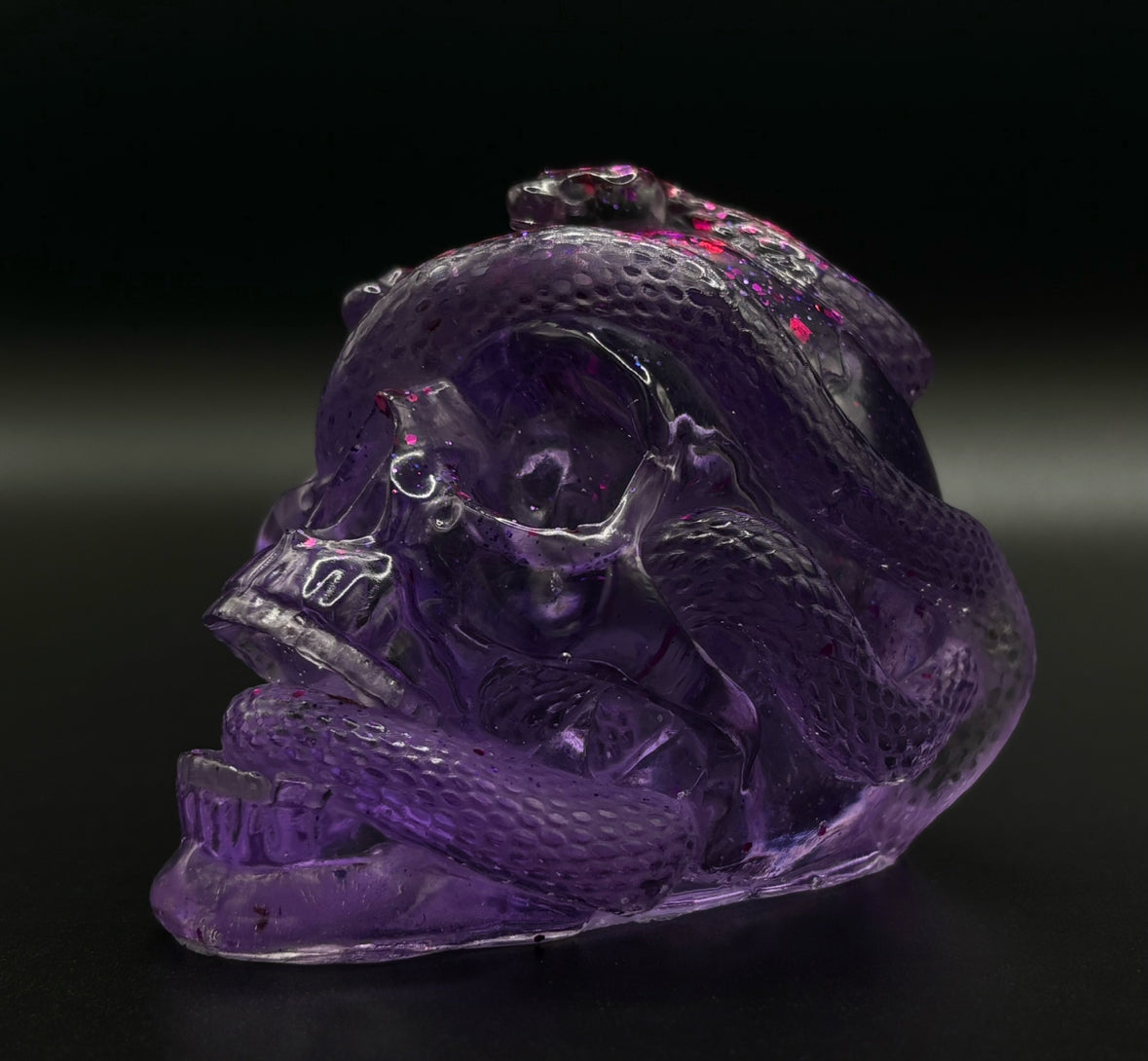 Resin Snake Skull