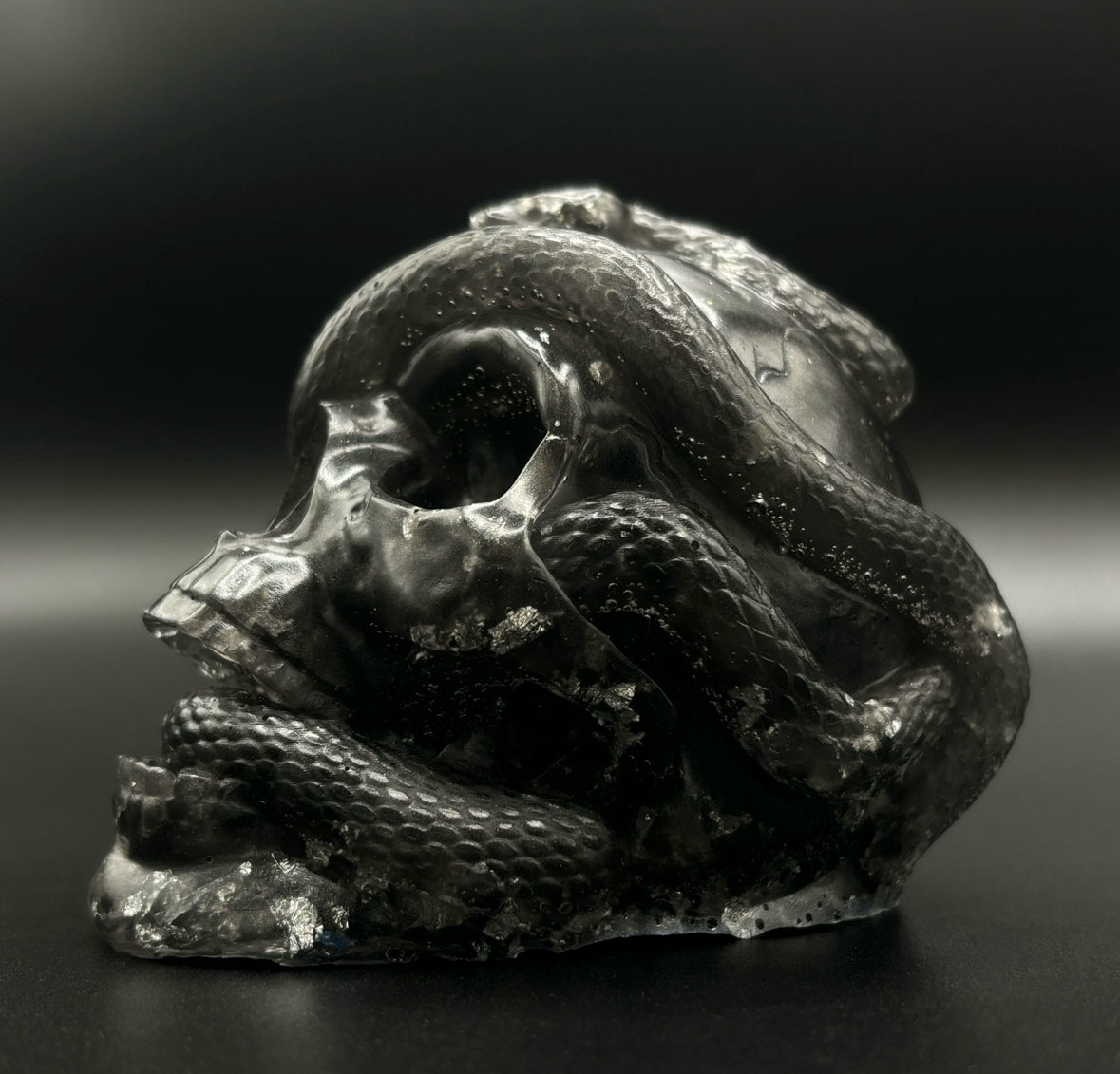 Resin Snake Skull