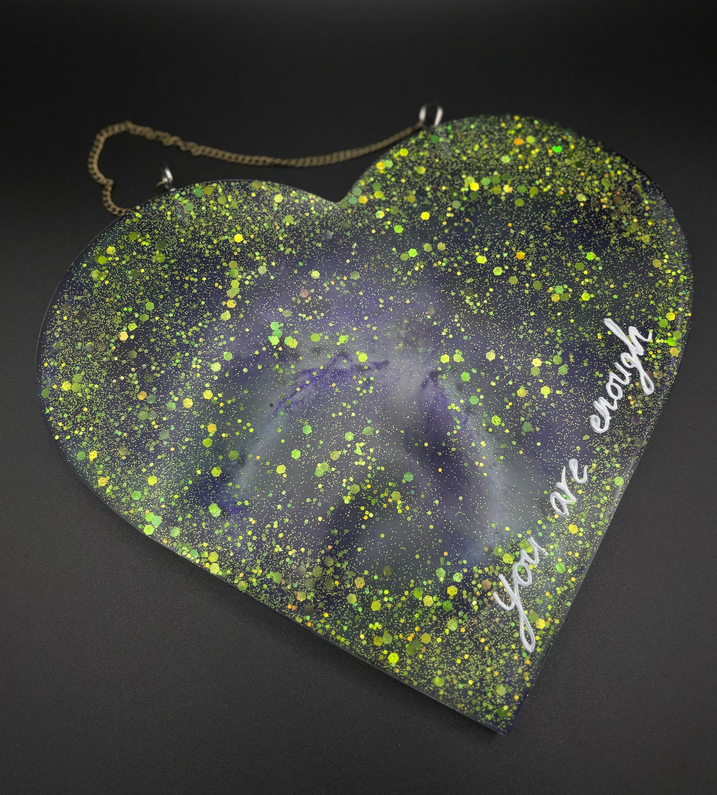 Resin Heart Large