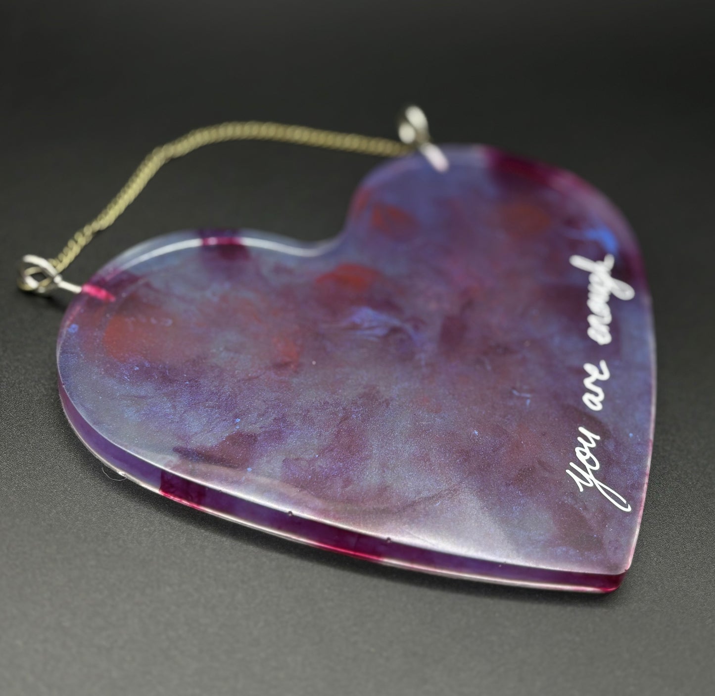 Resin Heart Medium