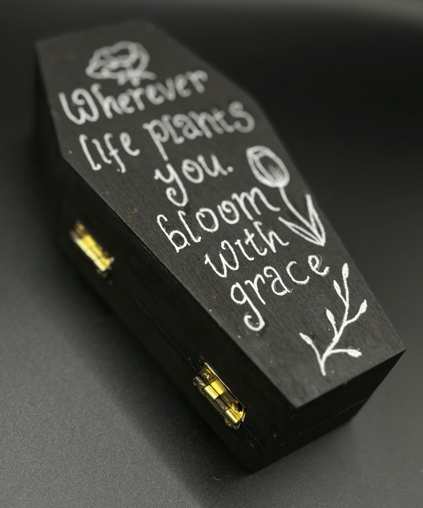 Wooden Coffin (Bloom With Grace)