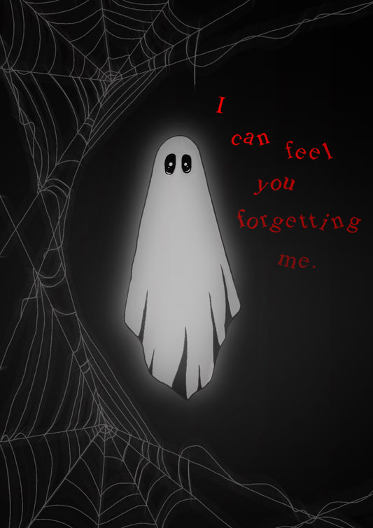 'Forgetting Me' Ghost Art Print