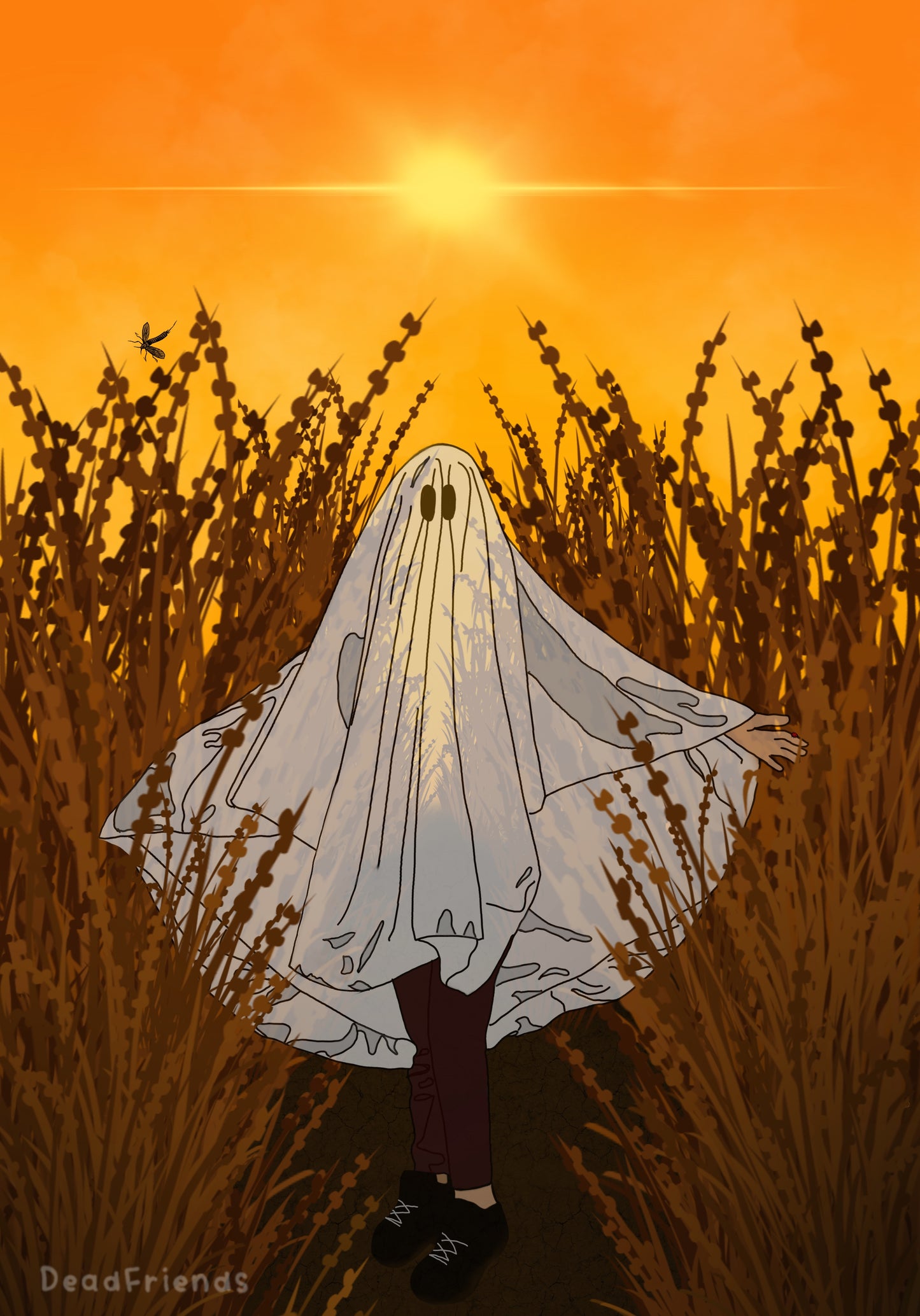 Corn Field Ghost Print