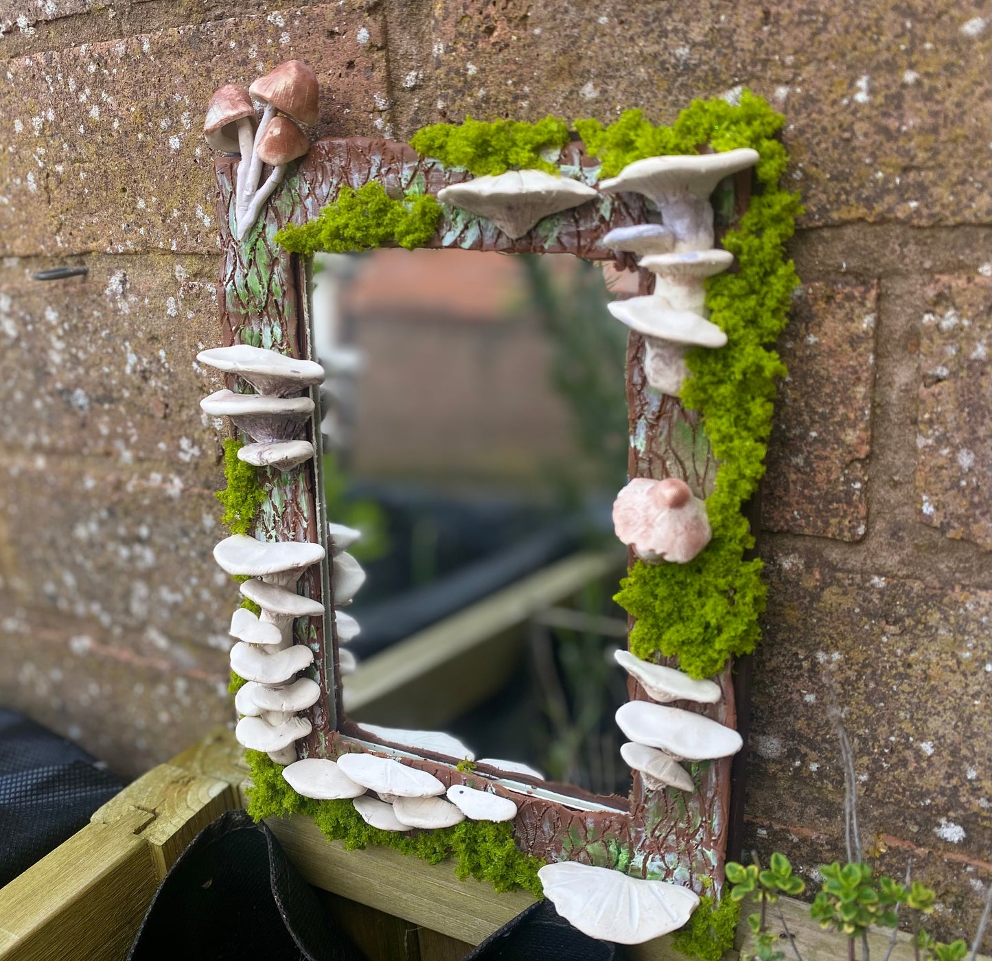 Mushroom Moss Mirror